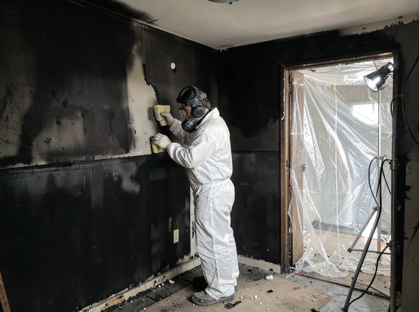 Fire Damage Restoration company in Burbank, SD
